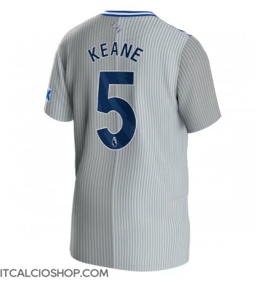 Everton Michael Keane #5 Terza Maglia 2023-24 Manica Corta